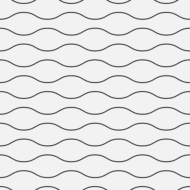 Wavy seamless pattern simple repetitive background for your design