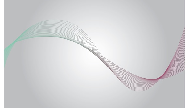 Vector wavy shape