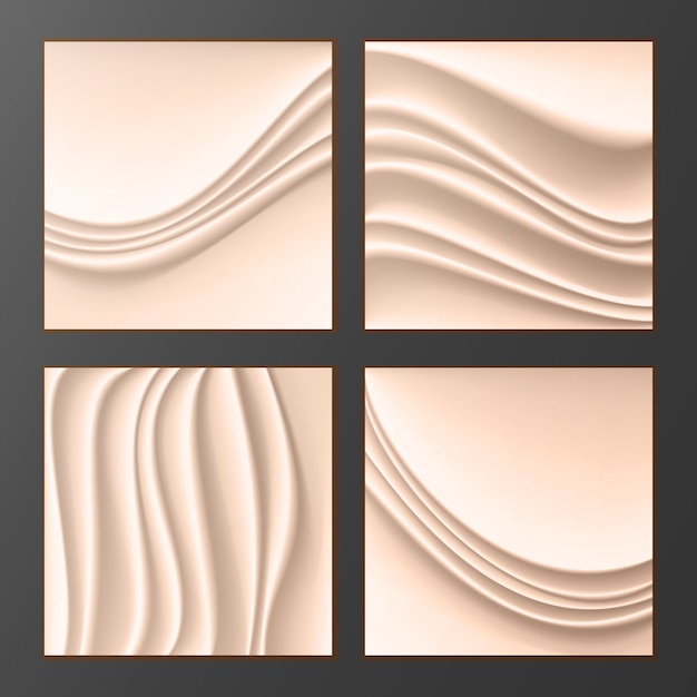 Wavy silk abstract background