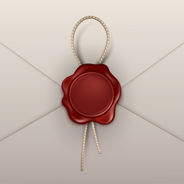  wax seal stamp  on background