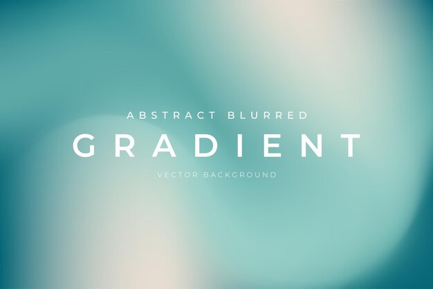 Vector wazig abstracte achtergrond met kleurovergang blauwe oceaankleur