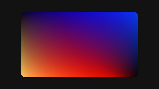 Wazig gekleurde abstracte achtergrond afbeelding vloeiende overgangen van geel rood en blauw kleurrijke gradiënt achtergrond voor uw sociale media grafisch ontwerp banner poster