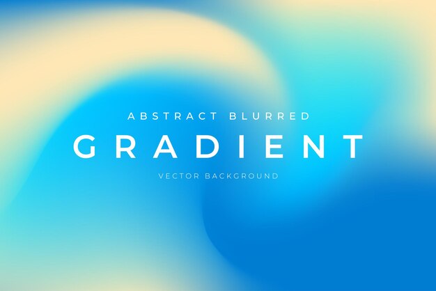 Vector wazig gradiënt abstracte achtergrond strand blauw