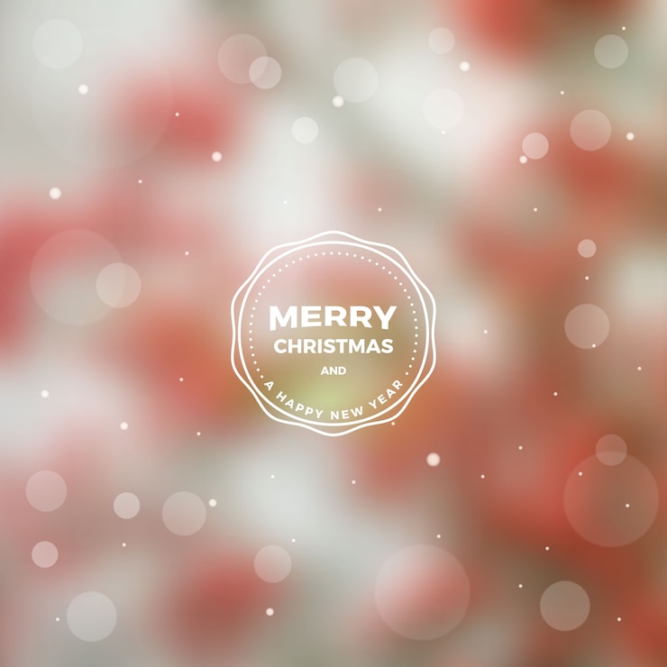 Vector wazig kerstmis achtergrond