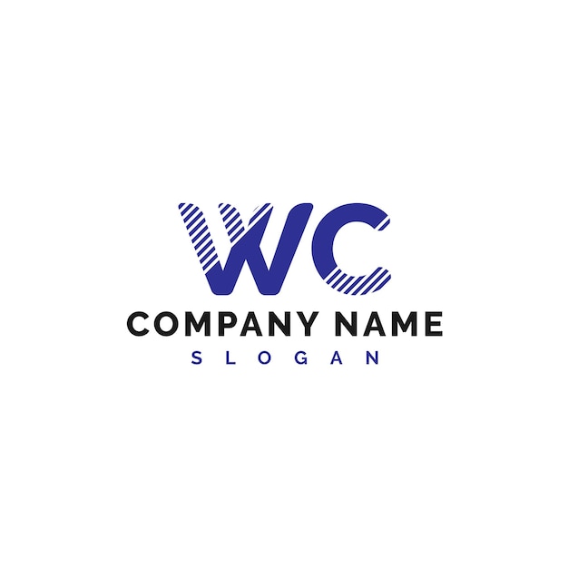 WC Letter Logo Design WC Letter Logo Vector Illustratie Vector