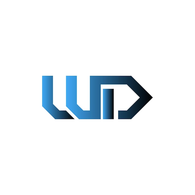 Vector wd logo design