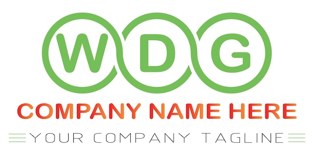 WDG Letter Logo Design