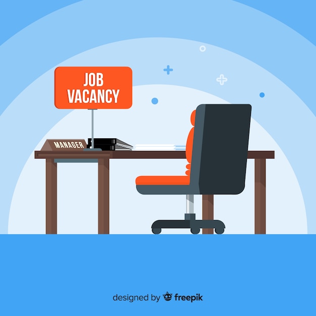 Vector we are hiring background concept