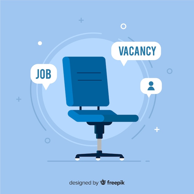 Vector we are hiring background concept