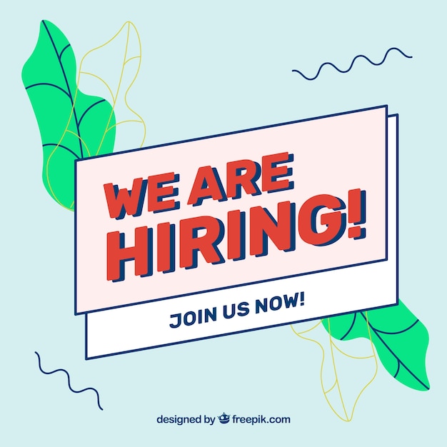 We are hiring background