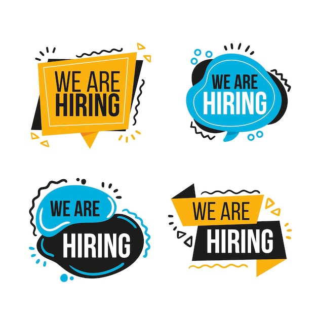 We are hiring banners collection