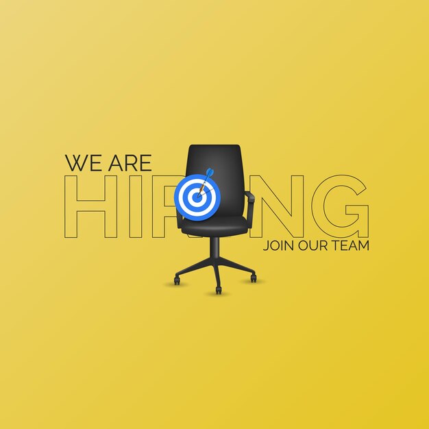 Vector we are hiring hiring recruitment open vacancy design creative hiring poster hiring