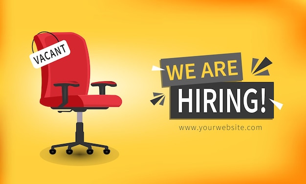 We are hiring join our team announcement banner design Hiring recruitment open vacancy design