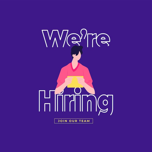 We are hiring join our team banner template