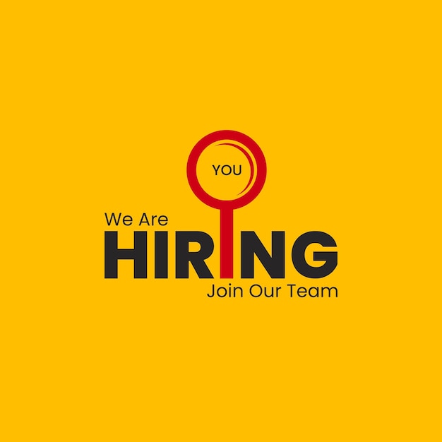 We are hiring join to the team announcement hiring recruitment open vacancy design