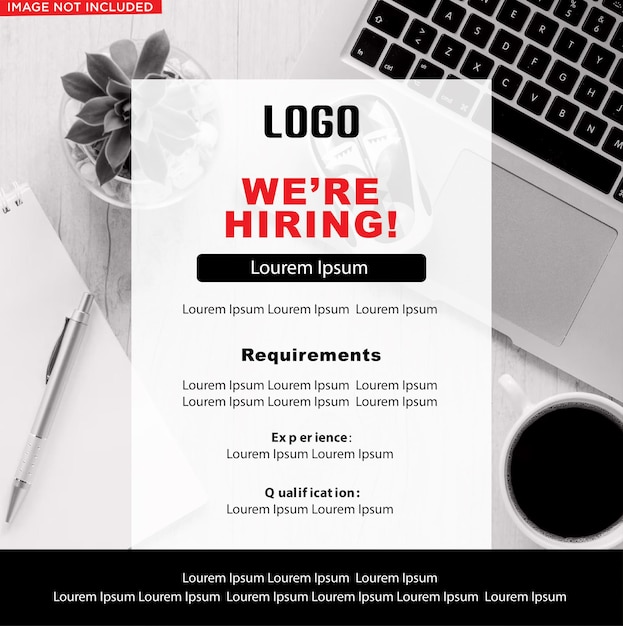 we are hiring template amp post banner