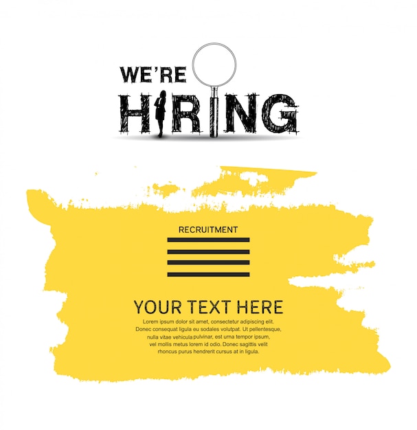 We are hiring template