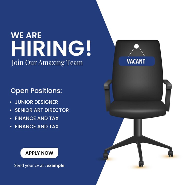 Vector we are hiring were hiring creative concept hiring creative work open vacancy design