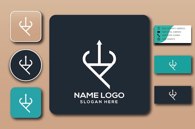 we monogram logo template