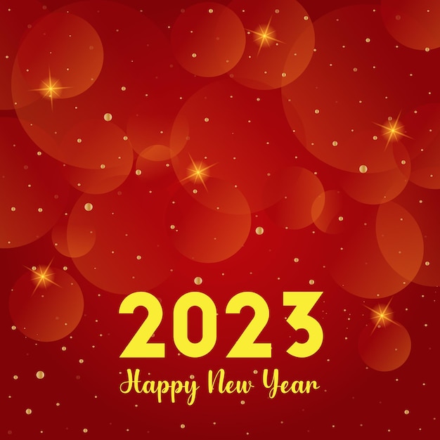 We wish you happy new year 2023 handwritten lettering tipography line design with sparkle firework