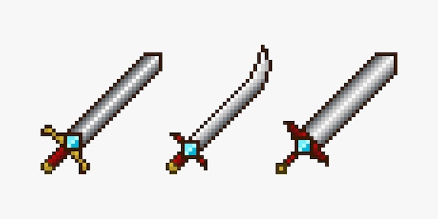 32x32 anime style weapons - #pixelart