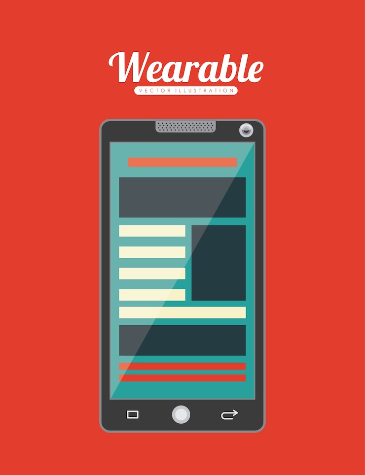 Vector wearable technology design
