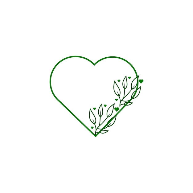 Logo vettoriale di progettazione dei san valentino di wearth