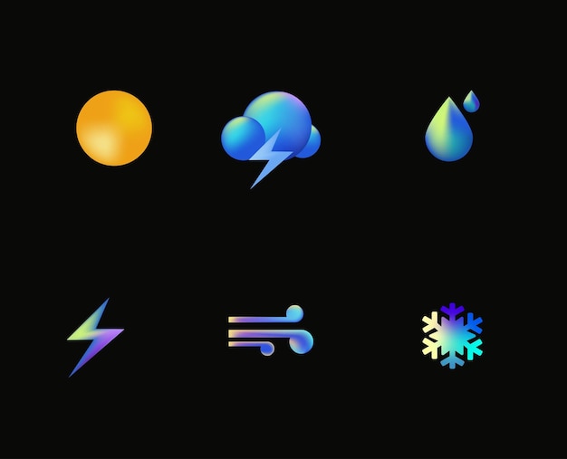 Vector weather icon