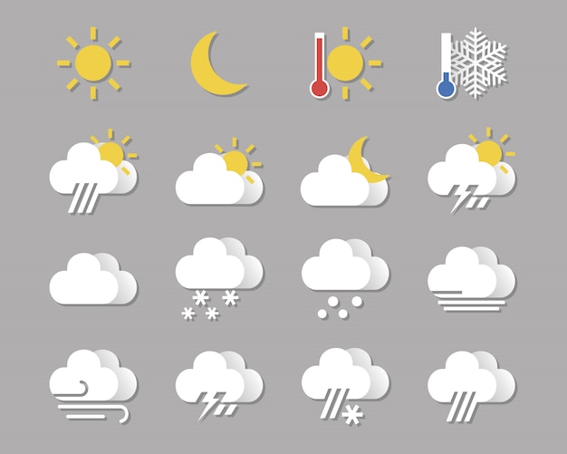 Weather icons set