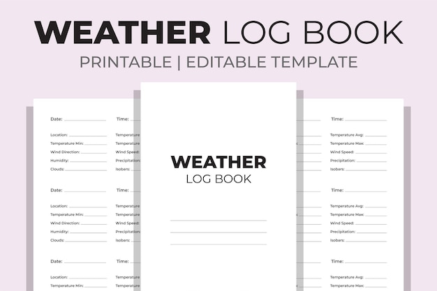 Weather Log Book