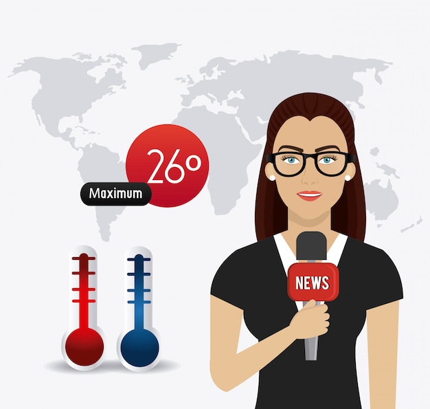 Vettore progettazione di app mobili meteo.