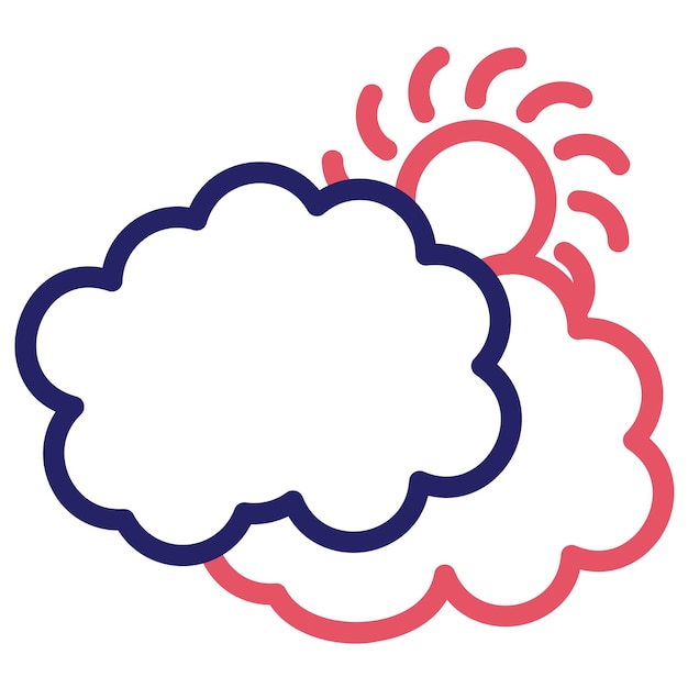 Иллюстрация векторной иконы погоды