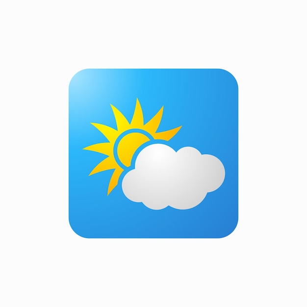 Weather Widget Icon Grafisch ontwerp