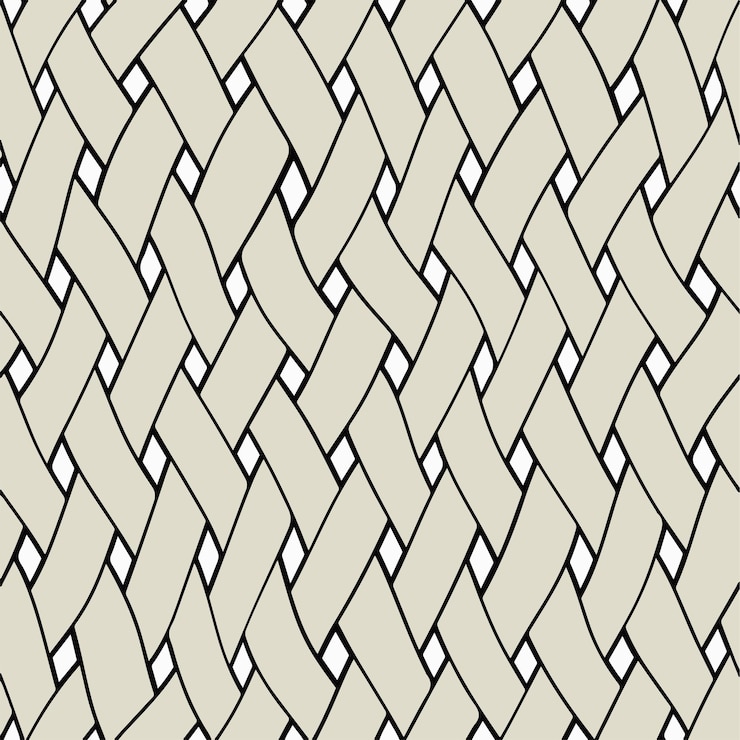 Vector weave seamless vector pattern illustration