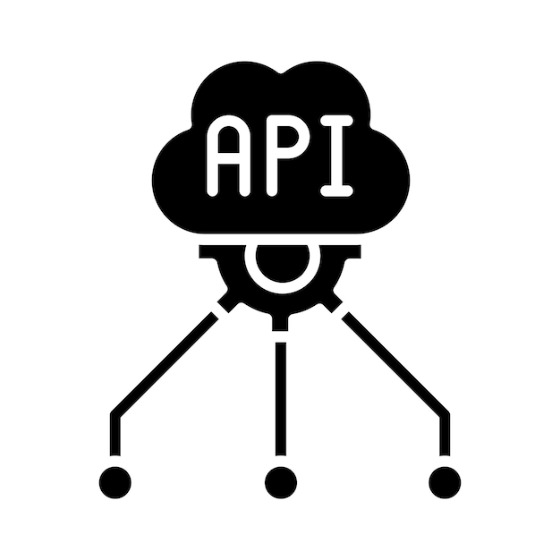 Vector web api vector illustration style