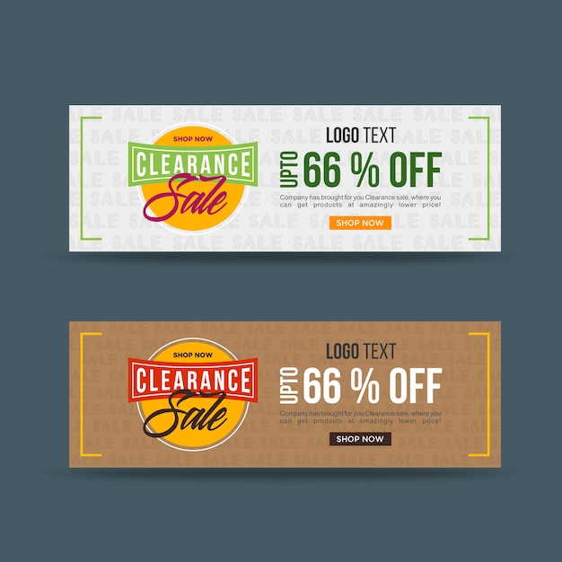 Web Banner Design Template 