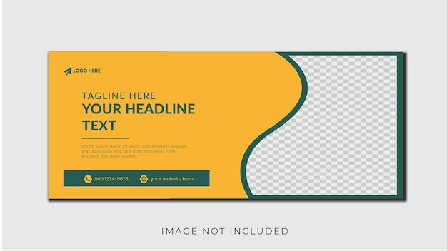 web banner and facebook cover template