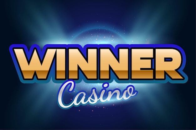 Web banner for online casino