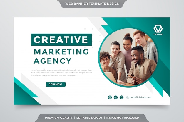 Web banner template