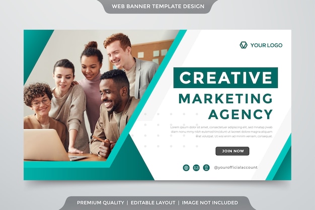 Web banner template