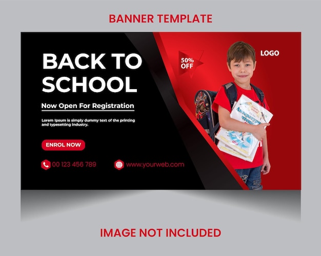 Web banner template