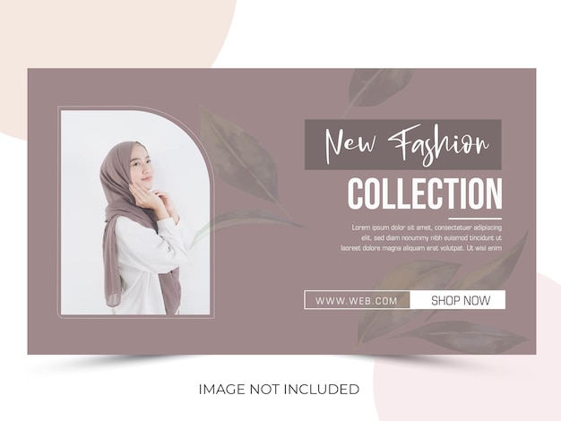 Vector web banner template