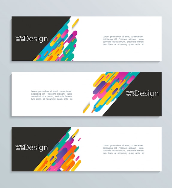 Web banner for your design, header template.