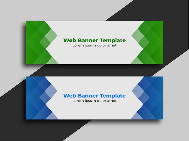 Web banners template