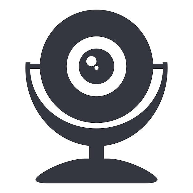 Web camera Icon Vector Basic Webcam Symbol