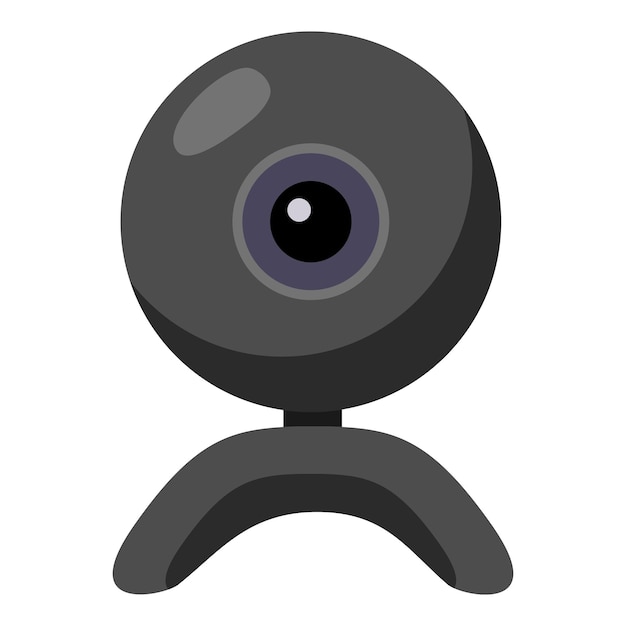 ベクトル web カメラのアイコン ベクトル フラット web カメラ シンボル