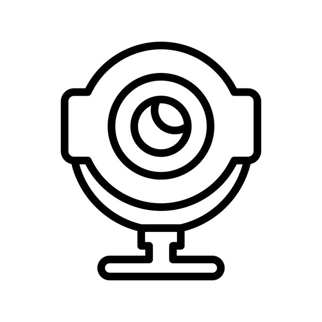 Vector web camera icon