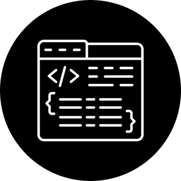 ウェブコーディングアイコン