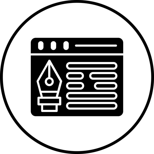 Векторное изображение веб-иконы может быть использовано для веб-хостинга
