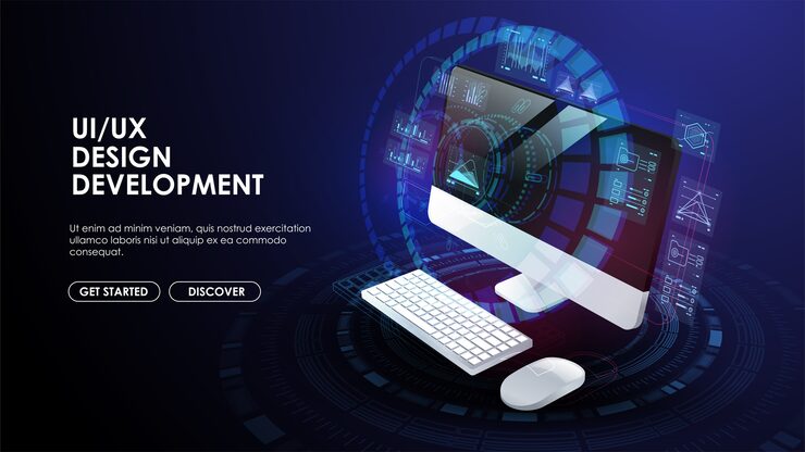 Vector web development, application , coding and programming. technology of create software, code of mobile applications. creative template for web and print.